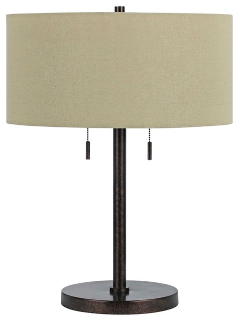 Contemporary Spiga Rust Table Lamp - Contemporary - Table Lamps - by Lamps Plus